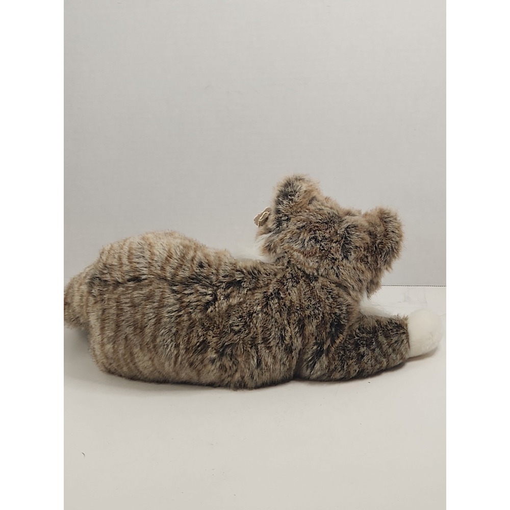 Ty Classic O'Malley Cat Plush 2002 Retired 12" Stuffed Animal Fluffy Tabby W/Tag - Picture 4 of 16